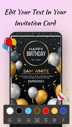 Invitation Card Maker: Invites Screenshot 2