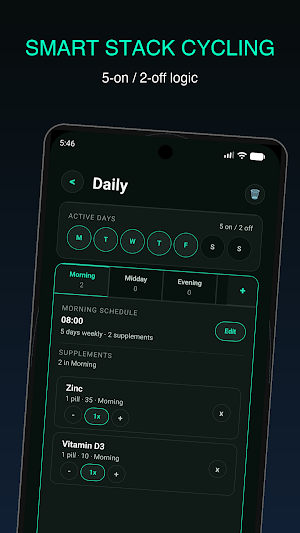 VaultStack: Supplement Tracker Screenshot 0