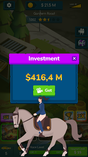 Crazy Horse Racing - Idle Game Screenshot 0