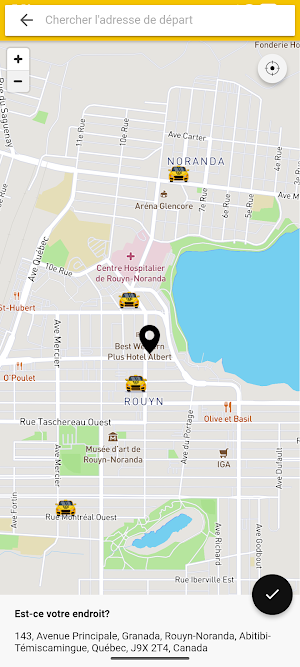 Taxi Coop Rouyn Noranda Screenshot 0