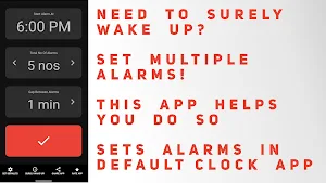 Alarm 10x - Set Multiple Alarm Screenshot 1