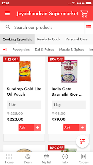 Jeyachandran Supermarket Screenshot 2