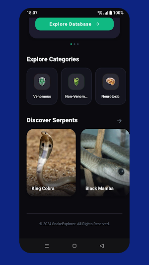 Snake Explorer Screenshot 1