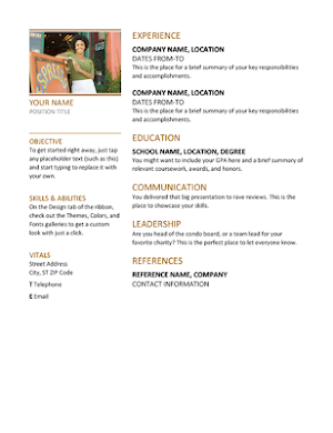 Free Resume Job Templates Screenshot 2