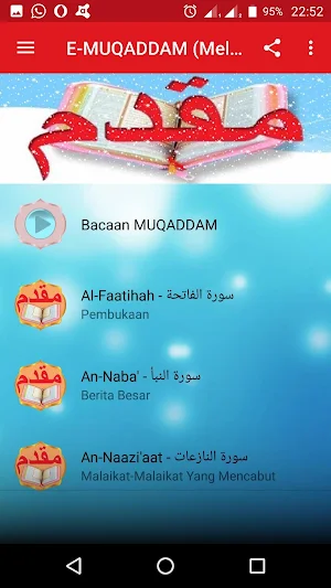 Muqaddam Pintar & Terjemahan (Melayu - English) Screenshot 1