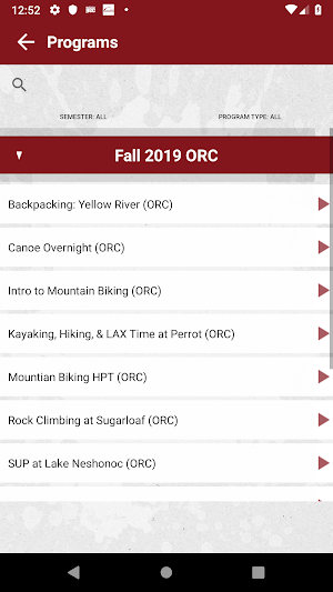 UW-La Crosse Rec Sports Screenshot 2