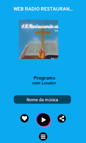 Web Rádio Restaurando Vidas Screenshot 0