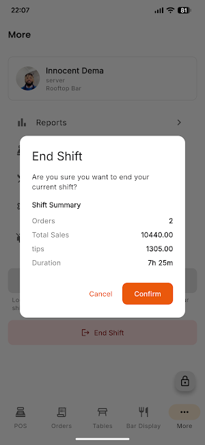 Myjiji - POS Screenshot 2
