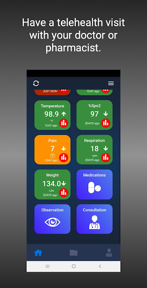 Caren mHealth Screenshot 2