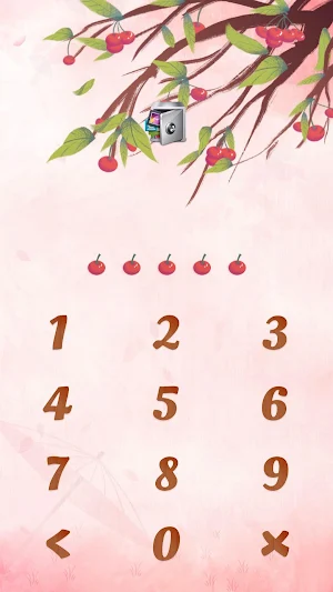 AppLock Theme Cherry Screenshot 1