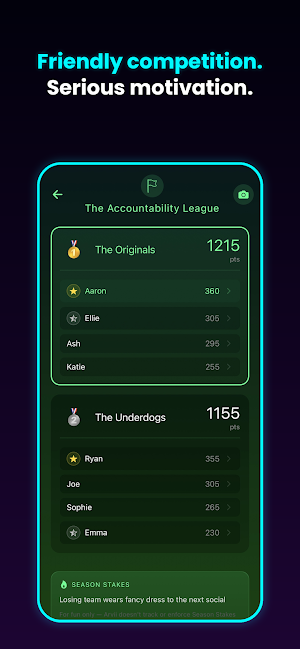 Arvii - Social Fitness Leagues Screenshot 2