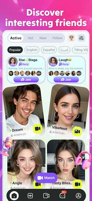 SoulTap - Live Chat & Video Screenshot 1