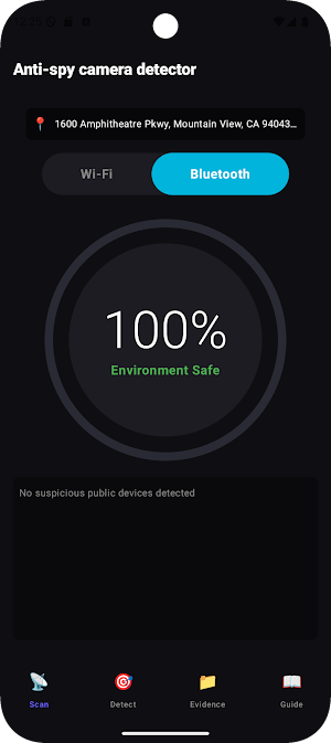 Anti-spy camera - detector Screenshot 1