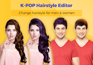 K-POP Hairstyle Editor Screenshot 0