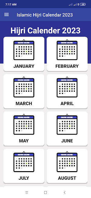 Islamic Hijri Calendar 2023 Screenshot 0