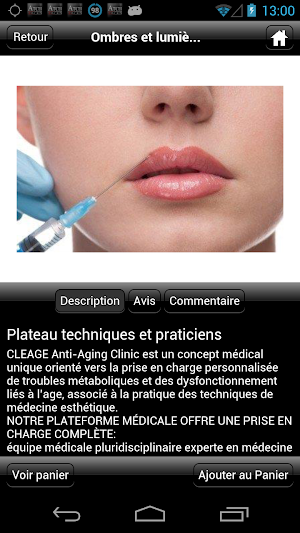 Centre esthétique Cleage Screenshot 2