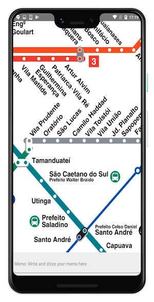 SAO PAULO METRO MAP OFFLINE Screenshot 3