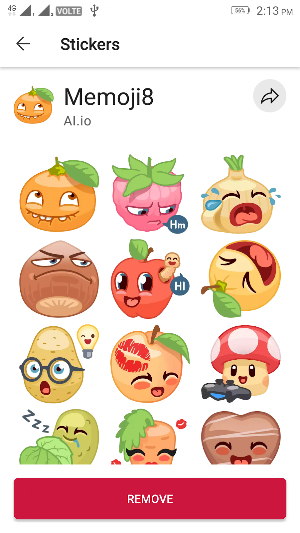 Memoji Stickers For Signal Screenshot 2