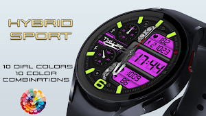 Hybrid Sport Watch Face Screenshot 2