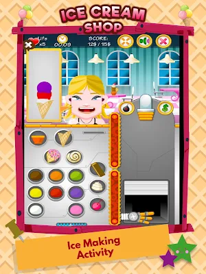 Colors Ice Cream Shop Kids App Screenshot 1