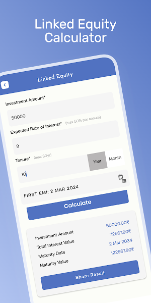 CreditCash : EMI Calculator Screenshot 3