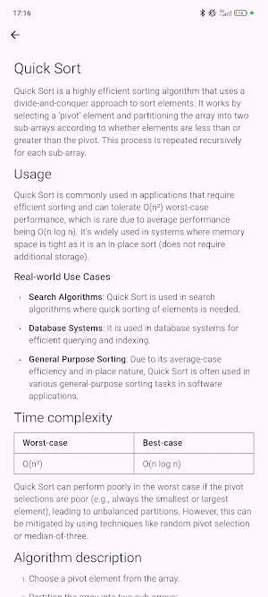 AlgoVis Screenshot 2