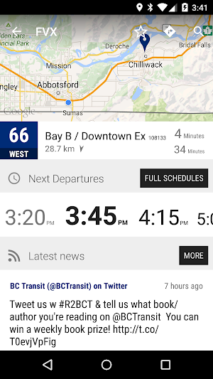 Fraser Valley Express Bus - M… Screenshot 1