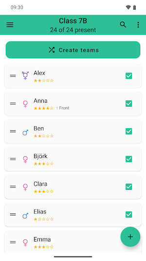Groups & Teams - Class & Sport Screenshot 0