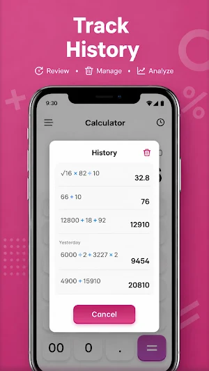 SimpleMath Calc Screenshot 1