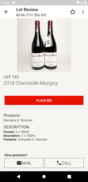 Ampersand Wine Auctions Screenshot 2