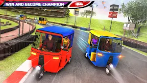 Modern Tuk Tuk Auto Rickshaw Racing Games Screenshot 3
