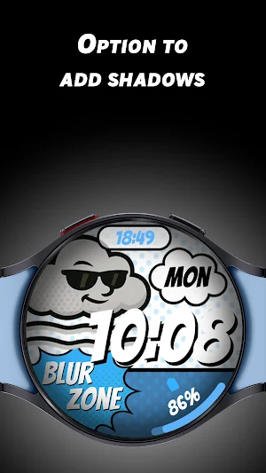 Comic Weather - Watch face Screenshot 3