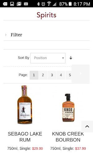 Lower Falls Wine Co. Screenshot 3