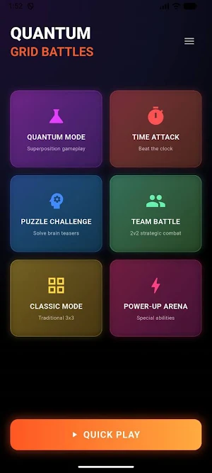 Quantum Grid Battles Screenshot 1