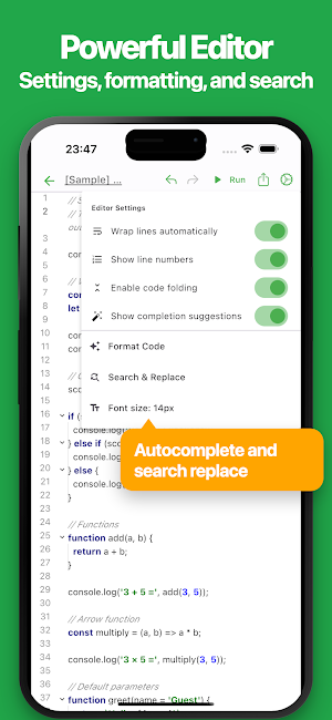 Simple JavaScript Screenshot 3