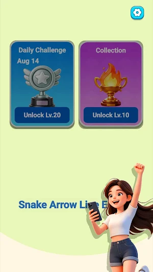 Snake Arrow Line Escape Screenshot 1