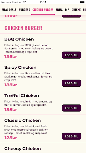 J&Co Burgers Screenshot 1
