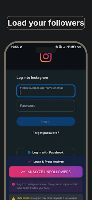 Unfollow Tracker for IG Screenshot 0