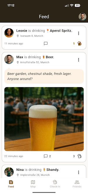 Bierchen - Friends & Drinks Screenshot 0