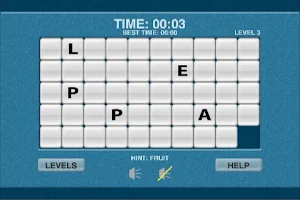 Word Slide Puzzle Fun Screenshot 1