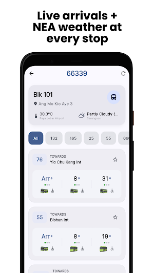 Bus Beacon – SG Bus & MRT Screenshot 1