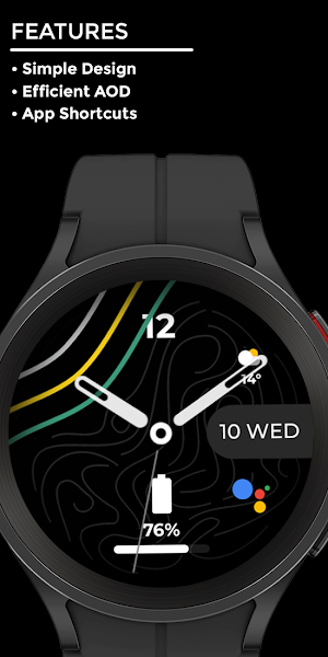 Night ver 17 - watch face Screenshot 1