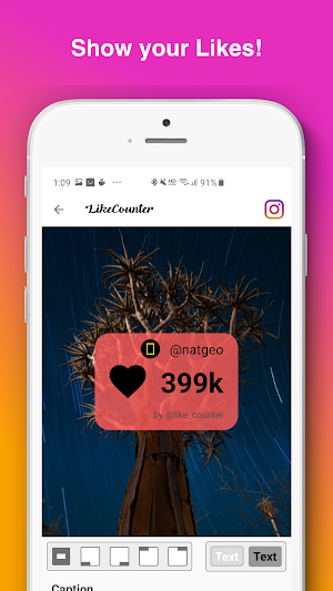 Instant Like for Instagram - share your Likes! Screenshot 2