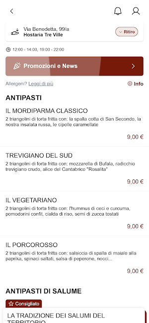 Hostaria Tre Ville Screenshot 1