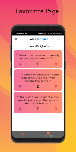 Offline Quotes And Status Screenshot 3