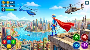 Nexplay Stickman Rope Hero 3D Screenshot 3