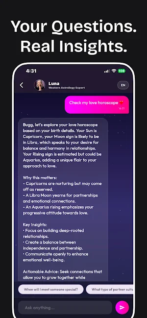 Astroly AI - Chat & Horoscope Screenshot 3