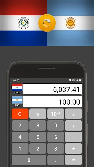 Argent. Peso/Paraguay Guarani Screenshot 1