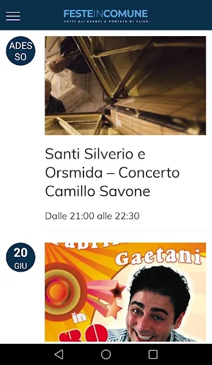 Feste in Comune Screenshot 1