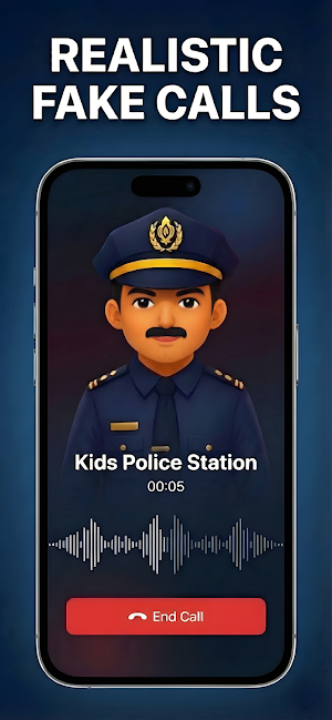 Kids Police: Fake Call Prank Screenshot 1